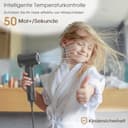 Föhn mit Diffusor, 400 Millionen Plasma Fön, Ionen Haartrockner, 110000 U/min Bürstenloser Motor Schnelles Trocknen Haarföhn, 57dB Geräuscharm Hair Dryer, Haarfön für Reise, Zuhause - 6