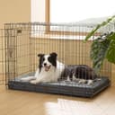 Bedsure Cuscino per cani in memory foam, tappetino per cani, misura grande, ortopedico, materasso per cani, lavabile e antiscivolo, letto per cani interno, grigio, 89 x 56 x 8 cm - 8