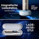 Oral-B iO Series 10 Elektrische Zahnbürste — Electric Toothbrush, Inkl. 1 Aufsteckbürste, iOSense, Lade-Reise-Etui — 7 Putzmodi für Zahnpflege, Zahnbürste Elektrisch, Designed by Braun, Eclipse Gold - 6
