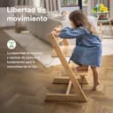 Silla Tripp Trapp de Stokke, Gris Tormenta - Silla ajustable, evolutiva para recién nacidos, niños y adultos - Práctica, cómoda y ergonómica - Diseño atemporal - 8