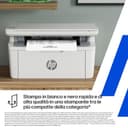HP LaserJet M140w 7MD72F, Stampante Multifunzione Laser A4, Monocromatica, Stampa Fronte e Retro Manuale in Bianco e Nero, 20 ppm, Wi-Fi, Smart, Bianca - 4