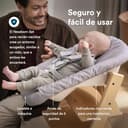 Trona Tripp Trapp de Stokke, Natural (Incluye Silla + Baby Set 2) con Newborn Set (Grey) - Diseño Seguro, Ajustable y Ergonómico - 3