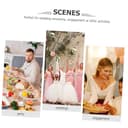 Toyvian Cuscino per Cerimonie di Matrimonio e Fidanzamento Lino Khaki con Design e Leggero Protegge Grazia le Tue Stili multipli Stili multipli - 3