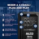 Denon DJ SC LIVE 4 + 2x Alto Professional TS410 - Console DJ, mixer DJ a 4 canali, streaming, Wi-Fi, casse + 2x Cassa Attiva PA Amplificata da 2000 W 10" con mixer a 3 canali, Bluetooth, DSP - 7