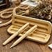 ZHYUAN Pen in Gift Box, Wooden Ballpoint Pen, Rollerball Pen, Fountain Pen, Fountain Pen, Ballpoint Pen and Fountain Pen, Suitable for Learning for Exams - 6