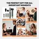 Hair Styler Set Hairstyler 5 in 1 Haarstyler, Airstyler Air Curlers Föhn 5 in 1 Mit Rundbürstenföhn Haarstyler Warmluftbürste Föhn Lockenstab Luft Thermal Brush Für Glätten, Trocknen, Volumen, Locken - 9