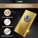 lohag® 30 Mähroboter Klingen für Worx Landroid - mit Titancarbid Legierung inkl. Schrauben Set - Ideales Mähroboter Zubehör - Rasenmäher Ersatzklingen - 4