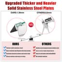 Spirit II E-310 Grill Replacement Parts 7639 Grates 7636 Flavorizer Bars for Weber Spirit and Spirit ii 300 Series Grills Parts with Front Control E310 E330 E-310 E-330 S-315 E-315 E315 SP310 SP320 - 8