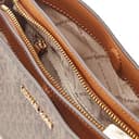 Michael Kors Trisha Borsa media a tracolla in pelle con triplo scomparto, Marrone, Medium - 2