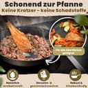 Kochlöffel Holz Set aus Olivenholz im 3er Pack - Made in Germany - Pfannenwender, Risottolöffel & Holzlöffel - Nachhaltig & aus Europa - Kochutensilien Set Naturholz - 5