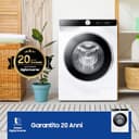 Samsung Lavatrice AI Control WW10FG6U34LK/U3, 10 Kg, AI Energy Mode, AI Ecobubble, Carica Frontale, Corpo: Bianco, Oblò e Display: Nero, 60l x 85h x 55p cm - 9