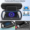 Tokluck Tasche für PlayStation Portal Remote Player, Harte Tragetasche für PlayStation Portal Zubehör, Reisetasche Hülle Aufbewahrungstasche für PS Portal Zubehör, Schwarz - 3