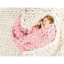 Coperta lavorata a maglia grossa - Coperta in lana merino fatta a mano - Coperta in maglia morbida e calda per divano e decorazione della casa - accogliente e morbida coperta - 2