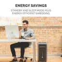 Fellowes Powershred 99Ci Cross shredding Negro, Gris - Triturador de papel (Cross shredding, 23 cm, 3.9 x 38, 25 min, 17 hojas, Negro, Gris) - 8