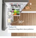 Bosch KGN392LAG Serie 4, Frigorifero combinato da libera installazione, Total No Frost, VitaFresh XXL: Spazio extra-large per i tuoi cibi freschi, PerfectFit, Luce LED, Acciaio, 203 x 60 cm - 9