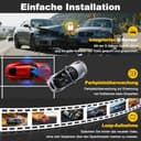 Dashcam Auto Vorne Hinten 4K, 5GHz WiFi Dash Cam mit GPS, 2.0" IPS, 170°Weitwinkel, Dual Auto Kamera mit 24Std Parküberwachung, Super Nachtsicht, WDR, G-Sensor, Loop-Aufnahme, 64GB SD Karte - 5