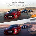 Cargoplay K7PRO Kit Telecamera Retromarcia Wireless Digitale supporta 2 telecamere, Telecamera Posteriore Segnale Stabile, Monitor HD da 5 pollici, Telecamera Auto Impermeabile IP68, Visione Notturna - 4