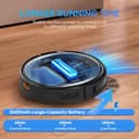 Deenkee Robot Vacuum Cleaner with Mop, 5000Pa Ultra Strong Suction 4-in-1 Robotic Vacuums, Auto Carpet Boost, Long Running Time, Alexa/App/WiFi for Pet Hair Hard Floor - Sky Blue - 4
