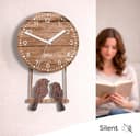 Dekori - Reloj De Pared Moderno De Madera con Péndulo. Preciso Y Silencioso, Apto para Todas Las Estancias De La Casa: Cocina Salón Comedor. Producto Original Dekori, Fabricado En Italia. (WOT) - 4