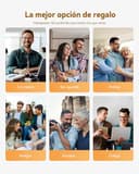 KNQZE® Masajeador cervical y espalda, 2026 4D shiatsu masajeador cuello con calefacción, Masaje 4D shiatsu de amasamiento profundo, Relájese y descanse, Regalos para mujer hombre mama papa - 9