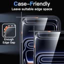 JETech Schutzfolie für iPhone 17 Pro 6,3 Zoll, Gehärtete Glas Displayschutz mit Einfachem Installationswerkzeug, 9H Härte, Hat Keinen Einfluss auf die Hülle, 3 Stück - 7