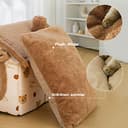 Galatée Letto Grotta Per Gatti e Cani, Igloo In Peluche Caldo e Accogliente, Cuccia Pieghevole e Confortevole Per Animali Domestici (L, Orso Bruno) - 4