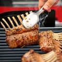 GFTIME 44 x 30CM 7525 Grill Grates for Weber Spirit Spirit I & II 300, E310 E320 S310 S320 Series, Gas Grill Porcelain Enameled Cooking Grids For Weber 700/900, Genesis Silver B/C, 7527 7638 7639 - 6