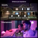 Philips Hue Essential Smart LED A60 Bulb, White and Color Ambiance, B22 Base, 8W, 2200K-6500K, 806 Lumens, Dimmable, Works with Alexa, Google Assistant, and Apple Home, 2 Pack - 8