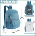 AOTIAN Nylon Lightweight Sturdy Little Casual Backpack 7 L Light Blue - 3