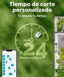 YARDCARE M800Plus Robot Cortacésped sin Cable Perimetral, 800 m², Posicionamiento GPS + Visión IA, Robot Cortacésped sin Cables, Modo de Corte en U, Detección de 150 Obstáculos, Carga Automática, App - 7