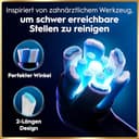 Oral-B iO Series 9 Elektrische Zahnbürste — Electric Toothbrush, Inkl. 3 Aufsteckbürsten — 7 Modi für Zahnpflege, CHIP Testsieger (11/25), Designed by Braun, Schwarz - 19