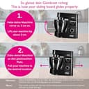 Kenny Professional 3 in 1 Profi-Gleitbrett "Raumgleiter" kompatibel mit KENWOOD Küchenmaschinen Cooking Chef Modellen inkl. Beleuchtung und Kabelstaufach (schwarz) - 8