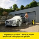 Bundle of Kärcher K 7 Premium Smart Control Flex Pressure Washer, Pressure: max. 180 bar, Flow Rate: 550 l/h, Area: 60 m²/h, Water Filter, + Kärcher 2.644-074.0 T7 Plus T-Racer Surface Cleaner - 2