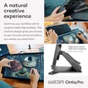 Wacom Cintiq Pro 22 Zeichentablett mit Bildschirm, 54,6 cm (21,5 Zoll) Ultra HD 4K 10-Bit 120Hz Touchscreen Display Graphic Arts Tablet mit Pro Pen 3, für Windows PC, Mac, Linux - 4