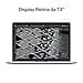 2022 Apple PC Portatile MacBook Pro con chip M2: display Retina 13", 8GB di RAM, 256GB ​​di archiviazione ​​​​​SSD ​​​​​​​Touch Bar, tastiera retroilluminata; color​​​​​​​ Argento - 4