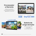 SAMSUNG Galaxy Tab S10 Lite con S-Pen, 128 GB, 6 GB RAM, solo Wi-Fi, LCD 11 pollici 90 Hz, Android 15 WiFi 6 Tablet, batteria per tutto il giorno, modello internazionale X400 - 8