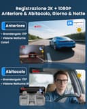 Dash Cam Auto 4G LTE con SIM, Doppia Telecamera per Auto Atti Vandalici, Parcheggio 24/7, Allerte Istantanei, Live-Video & Audio Bidirezionale, GPS, Cloud & SD, Anti-Furto per Flotte & Famiglie - 8