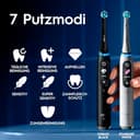 Oral-B iO Series 10 Elektrische Zahnbürste — Electric Toothbrush, Inkl. 1 Aufsteckbürste, iOSense, Lade-Reise-Etui — 7 Putzmodi für Zahnpflege, Zahnbürste Elektrisch, Designed by Braun, Schwarz - 10
