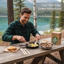 Set di posate compostabili al 100% (150 pezzi) - Posate in legno compostabili ecocompatibili [50 forchette, coltelli, cucchiai] - Set di posate, forchette, cucchiai e coltelli in legno usa e getta - 8