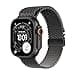 Apple Watch Ultra 3 GPS + Cellular, Reloj prémium para Running y Multideporte con Caja de Titanio Resistente de 49 mm y Pulsera Milanese Loop en Titanio Negro - Talla M.Monitores avanzados de Salud - 1