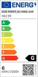 Govee Tiras LED 5m, Luces LED Habitacion WiFi Inteligente RGB Funciona con Alexa, Google Assistant y App, 64 Modo de Escena y Música para TV, Techo y Juego Electrónico - 10