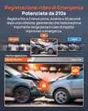 70mai Dash Cam A810S, 4K+1080P Telecamera Auto Fronte e Retro con SD 128GB, Starvis 2 HDR, GPS Integrato, Sorveglianza Parcheggio 24h AI, Visione Notturna, ADAS, WiFi & App, Supporta 512GB - 6