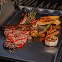 Grillrost.com Das Original Piastra per griglia in Acciaio Inox - Plancha 45 x 30 cm - per Napoleon Freestyle e Rogue 365, 425, 525 - Senza bruciatore Posteriore - 4