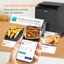 Cosori Dual Blaze Air Fryer WiFi 6,4L, Freidora de Aire sin Aceite 11 en 1, Temperatura y Tiempo Ajustables, 90+ Recetas en la App Creadas por Chef en Español, Apto para Lavavajillas, Gris - 5