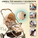 Baby Rocker recargable, Mecedora Automática para Cochecito de Bebé, Ayuda para Dormir Bebés, Intensidad ajustable, Ruido Blanco, Apagado temporizado, Universal Carrito de Bebé, Columpio para cochecito - 3