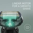 Panasonic ES-LS9A Wet & Dry 6-Blade Electric Shaver for Men - Precise Clean Shaving with Cleaning & Charging Stand - 5