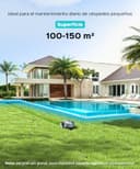 YARDCARE V100 Robot Cortacésped eléctrico con Navegación por Visión, Corte en Espiral, Detección de 150 Obstáculos, Robot Cortacésped Bateria hasta 150m², Robot Cortacesped con Cuchillas de Repuesto - 6