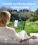 YARDCARE M800Plus Robot Cortacésped sin Cable Perimetral, Posicionamiento GPS + 3D Visión, Robot Cortacésped sin Cables, Modo de Corte en U,800 m², Carga Automática, App, Detección de 150 Obstáculos - 4