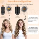 YTCHYYSK Upgraded Large Round Volumizing Brush Attachment for Dyson Airwrap HS01/05/08, Round Brush for Dyson Air wrap Accessories for Straighten Fast Dry Big Curls Add Volume - 4