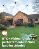 Segway Navimow i105E Robot Cortacésped Perimetral sin Cables, máx. 600 m², Ganador de la Prueba robótica RTK Vision, protección contra erizos, mapeo automático con IA - 3